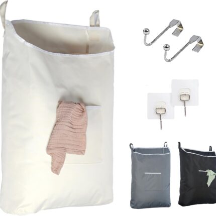 Hanging laundry hamper