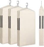 3-Piece Cotton Hanging Garment Cover Set