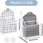2-Piece Wall-Mounted Storage Bag Set - Image 2