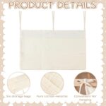 Cotton crib-side hanging storage organizer - Image 2