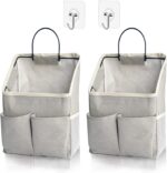2-Piece Wall-Mounted Storage Bag Set