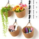 Fabric wall-hanging basket