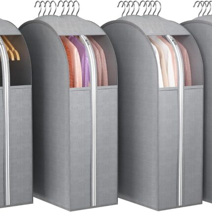 Wide-side hanging garment dust cover
