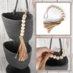 Fabric wall-mounted storage bag